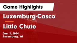 Luxemburg-Casco  vs Little Chute  Game Highlights - Jan. 2, 2024