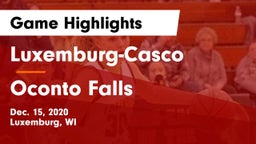 Luxemburg-Casco  vs Oconto Falls  Game Highlights - Dec. 15, 2020
