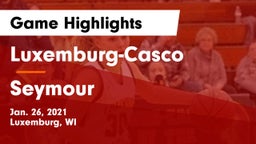 Luxemburg-Casco  vs Seymour  Game Highlights - Jan. 26, 2021