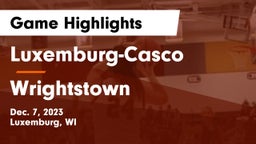 Luxemburg-Casco  vs Wrightstown  Game Highlights - Dec. 7, 2023