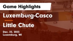 Luxemburg-Casco  vs Little Chute  Game Highlights - Dec. 22, 2023