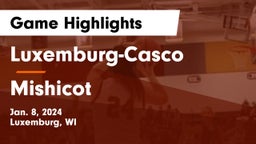 Luxemburg-Casco  vs Mishicot  Game Highlights - Jan. 8, 2024