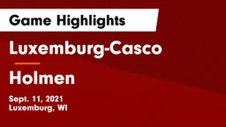 Luxemburg-Casco  vs Holmen Game Highlights - Sept. 11, 2021