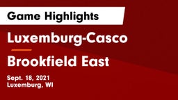 Luxemburg-Casco  vs Brookfield East Game Highlights - Sept. 18, 2021