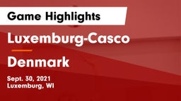 Luxemburg-Casco  vs Denmark  Game Highlights - Sept. 30, 2021