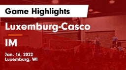 Luxemburg-Casco  vs IM Game Highlights - Jan. 16, 2022