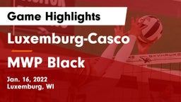 Luxemburg-Casco  vs MWP Black Game Highlights - Jan. 16, 2022