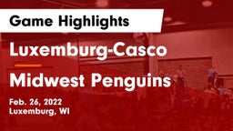 Luxemburg-Casco  vs Midwest Penguins  Game Highlights - Feb. 26, 2022