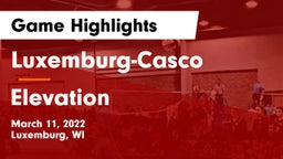 Luxemburg-Casco  vs Elevation Game Highlights - March 11, 2022