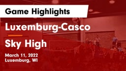Luxemburg-Casco  vs Sky High  Game Highlights - March 11, 2022