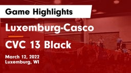 Luxemburg-Casco  vs CVC 13 Black Game Highlights - March 12, 2022