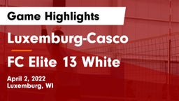 Luxemburg-Casco  vs FC Elite 13 White Game Highlights - April 2, 2022