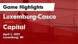 Luxemburg-Casco  vs Capital Game Highlights - April 2, 2022