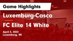 Luxemburg-Casco  vs FC Elite 14 White Game Highlights - April 3, 2022