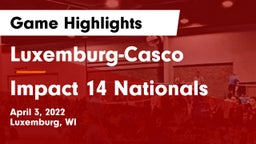 Luxemburg-Casco  vs Impact 14 Nationals Game Highlights - April 3, 2022