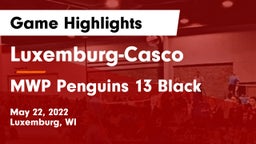 Luxemburg-Casco  vs MWP Penguins 13 Black Game Highlights - May 22, 2022