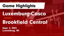 Luxemburg-Casco  vs Brookfield Central  Game Highlights - Sept. 3, 2022