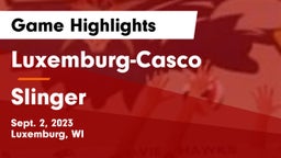 Luxemburg-Casco  vs Slinger  Game Highlights - Sept. 2, 2023