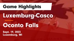Luxemburg-Casco  vs Oconto Falls  Game Highlights - Sept. 19, 2023