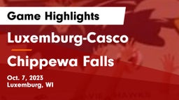 Luxemburg-Casco  vs Chippewa Falls  Game Highlights - Oct. 7, 2023
