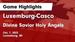 Luxemburg-Casco  vs Divine Savior Holy Angels Game Highlights - Oct. 7, 2023