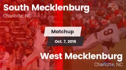 Matchup: South Mecklenburg vs. West Mecklenburg  2016