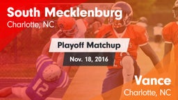 Matchup: South Mecklenburg vs. Vance  2016