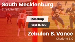 Matchup: South Mecklenburg vs. Zebulon B. Vance  2017