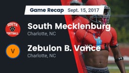 Recap: South Mecklenburg  vs. Zebulon B. Vance  2017