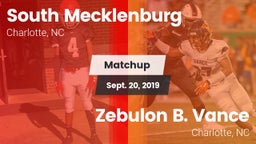 Matchup: South Mecklenburg vs. Zebulon B. Vance  2019