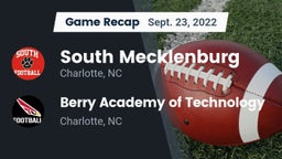 Recap: South Mecklenburg  vs. Berry Academy of Technology  2022