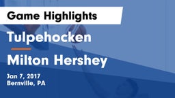 Tulpehocken  vs Milton Hershey  Game Highlights - Jan 7, 2017
