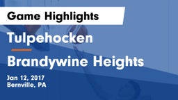 Tulpehocken  vs Brandywine Heights Game Highlights - Jan 12, 2017