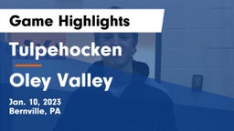 Tulpehocken  vs Oley Valley Game Highlights - Jan. 10, 2023
