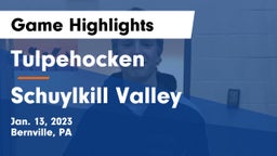 Tulpehocken  vs Schuylkill Valley  Game Highlights - Jan. 13, 2023