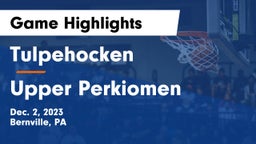 Tulpehocken  vs Upper Perkiomen  Game Highlights - Dec. 2, 2023