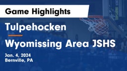 Tulpehocken  vs Wyomissing Area JSHS Game Highlights - Jan. 4, 2024