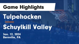 Tulpehocken  vs Schuylkill Valley  Game Highlights - Jan. 12, 2024