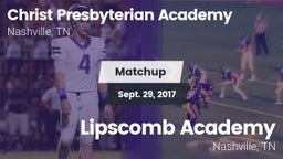 Matchup: Christ Presbyterian vs. Lipscomb Academy 2017
