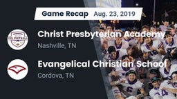 Recap: Christ Presbyterian Academy vs. Evangelical Christian School 2019