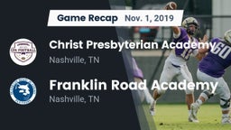 Recap: Christ Presbyterian Academy vs. Franklin Road Academy 2019
