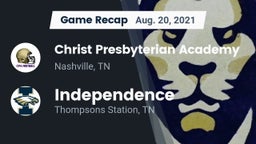 Recap: Christ Presbyterian Academy vs. Independence  2021