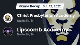 Recap: Christ Presbyterian Academy vs. Lipscomb Academy 2022