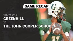 Recap: Greenhill  vs. The John Cooper School 2015