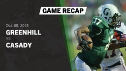 Recap: Greenhill  vs. Casady  2015