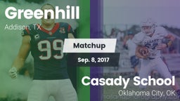 Matchup: Greenhill High vs. Casady School 2017