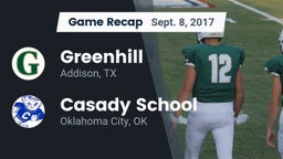 Recap: Greenhill  vs. Casady School 2017