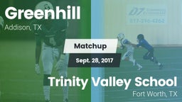 Matchup: Greenhill High vs. Trinity Valley School 2017