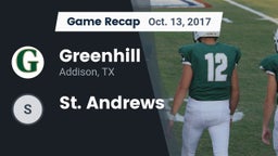 Recap: Greenhill  vs. St. Andrews 2017