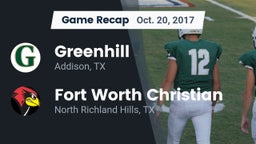 Recap: Greenhill  vs. Fort Worth Christian  2017